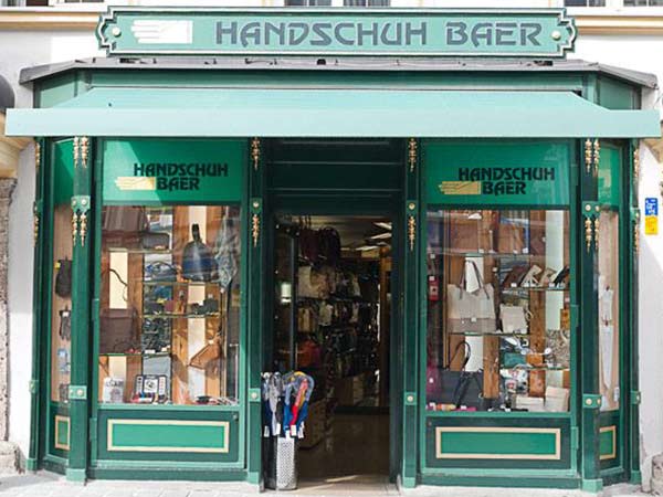 Handschuh Baer Geschäft in Innsbruck